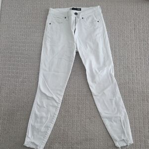 Kut from the Kloth Connie White Ankle Fray Jeans Sz 2